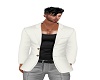 ASL Chris White Suit Top