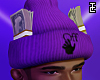 ₰ Purple Beanie Money