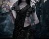 Black Sequin Saree