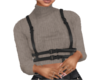 Long shirt beige harness
