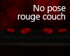 No pose rouge couch