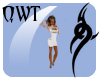 QWT LaceNTies - White