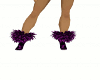(ge)purple Feather Boots