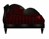 ~HD~red and black chaise