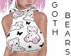 1Lu Goth Bears Hoodie