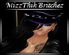 Purple Dom Spiked Hat
