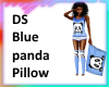DS Blue Panda Pillow