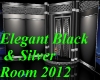 Elegant Blk & Silver Rm