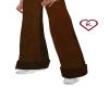brown disco pants