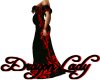Preg Red/Blk Gown