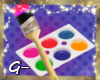 G- Paint Brush+Palette