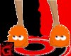 Chuzzle slippers orange