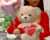 Valentines Bear Balloon