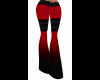 Sexy jeans red black