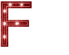 Letter F animated