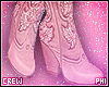Pink Carousel Boots Glit