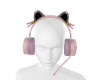 Pink Camo Kitty Headset