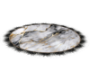 *White/Gold Marble Rug