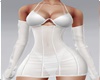 Aria white Dress