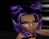 purple buns hairstyle