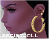 🎀 Gold Hoops Earrings