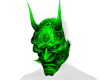 A| Green Oni Mask