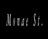 Monae Street Sign