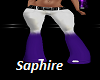 2 tone pants Purple