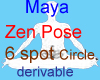 M| Zen Pose 6 spot circl