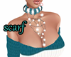 fluffy necklace scarf