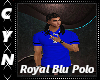 Royal Blu Polo