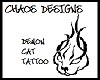 Demon Cat Tattoo