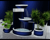 blue fountain