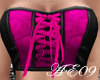 [AE09]Gothic pink corset