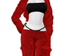 Red Fur Puffer Set