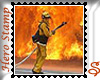 Fire Fighter 76x76 Stamp