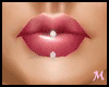 *M Piercings lips 