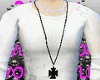 [R] White Shirt+Necklace