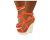 Orange shoes