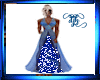 Blue Sexy Evening Gown