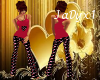 Valentine PJ - pink blac