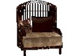 (LA) Cuddle Chair Brown