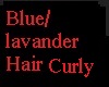 Blue/Lavander Hair Curly