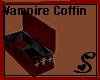 Blood Red Vampire Coffin