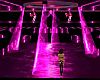 pink neon disco lights