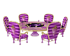 Purple Dining Table