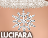 Cream Snowflake choker