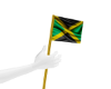 Handheld Jamaican Flag