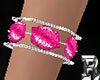 Bracelet Lips Pink  L