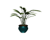 Teal Potted Plant